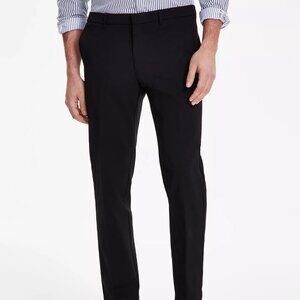 Tommy Hilfiger Men's Modern-Fit TH Flex Stretch Solid Performance Pants - Black